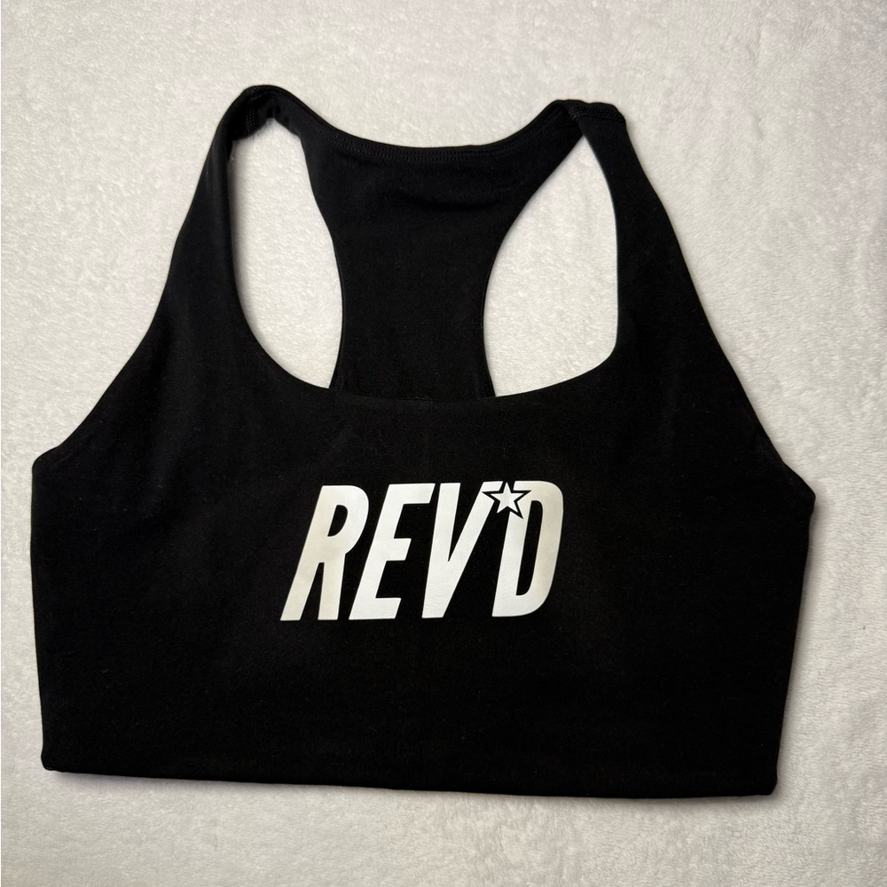 REVD Black Sports Bra